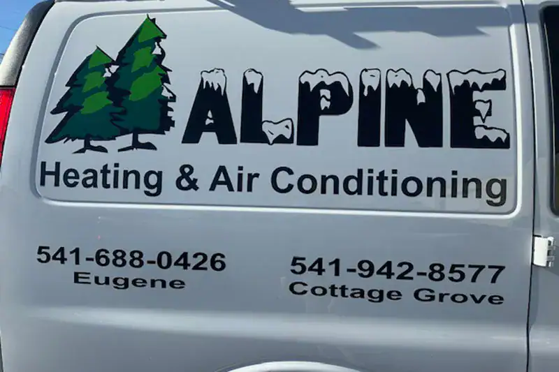 What Are Zone Control Systems? The company name on the back of a van.